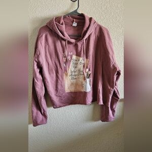 Women's Pink Graphic Hoodie